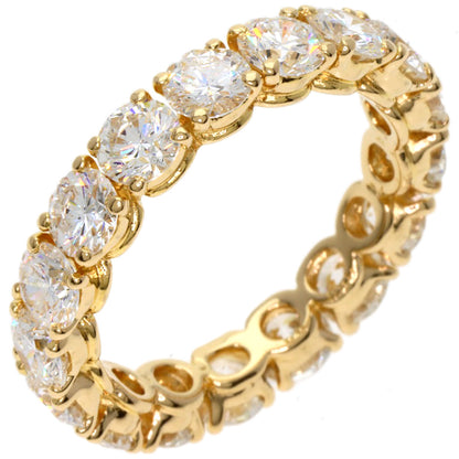 CARTIER Destiny Full Eternity Diamond #50 Ring K18 Yellow Gold Ladies [Used]