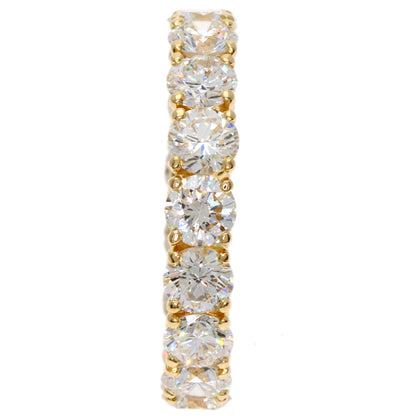 CARTIER Destiny Full Eternity Diamond #50 Ring K18 Yellow Gold Ladies [Used]