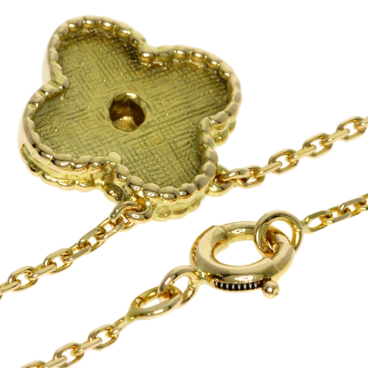 Van Cleef & Arpels Vintage alhambra Necklace K18 Yellow Gold Ladies [Used]