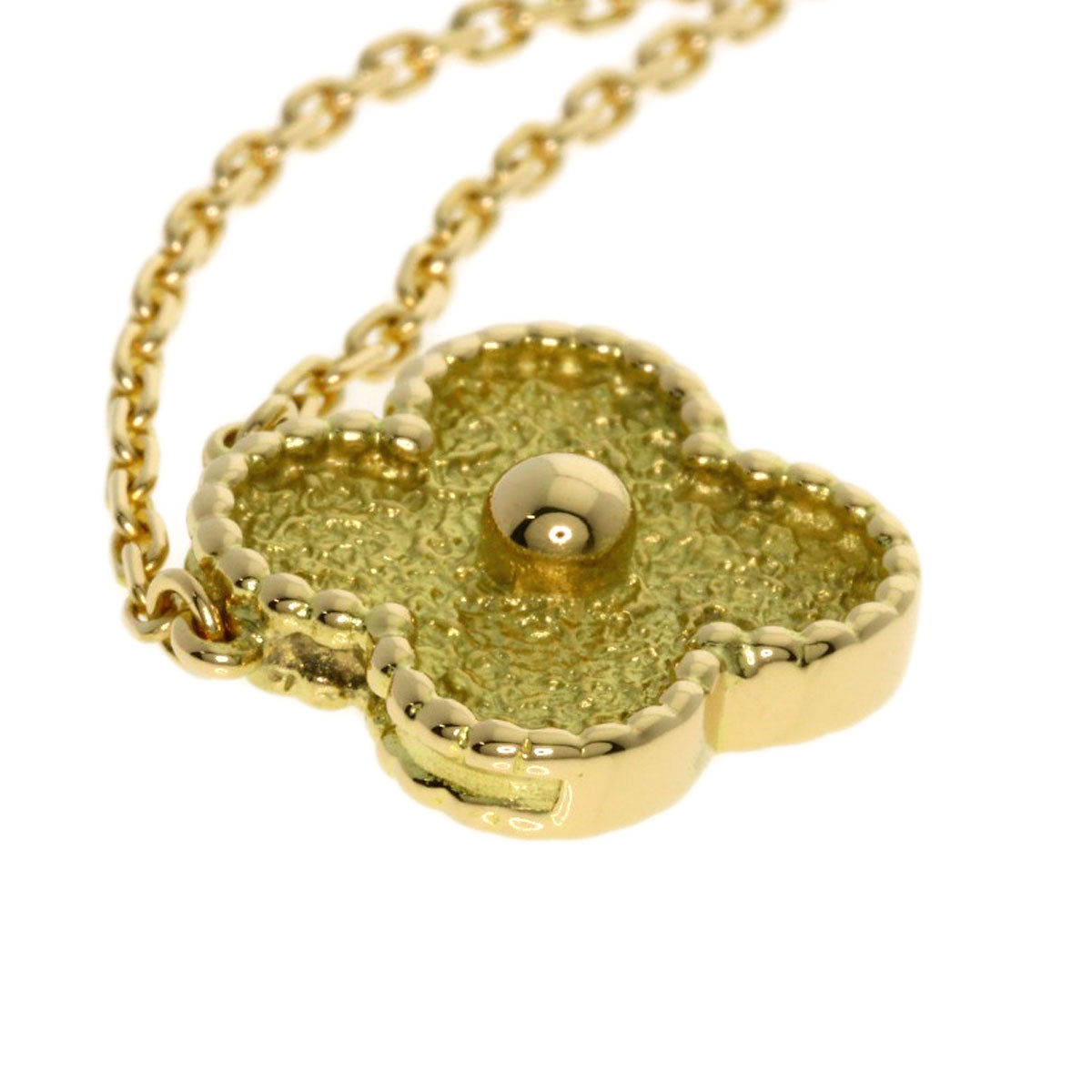 Van Cleef & Arpels Vintage alhambra Necklace K18 Yellow Gold Ladies [Used]