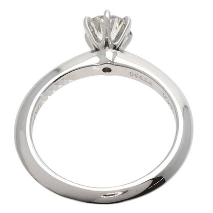 TIFFANY&Co. Solitaire 1P Diamond Ring Platinum PT950 Ladies [Used]