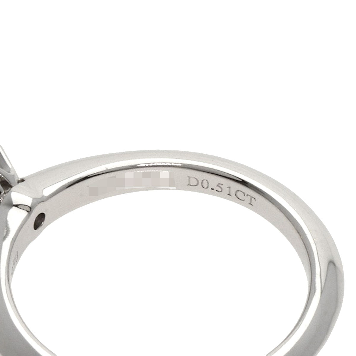 TIFFANY&Co. Solitaire 1P Diamond Ring Platinum PT950 Ladies [Used]