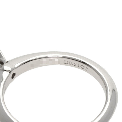 TIFFANY&Co. Solitaire 1P Diamond Ring Platinum PT950 Ladies [Used]