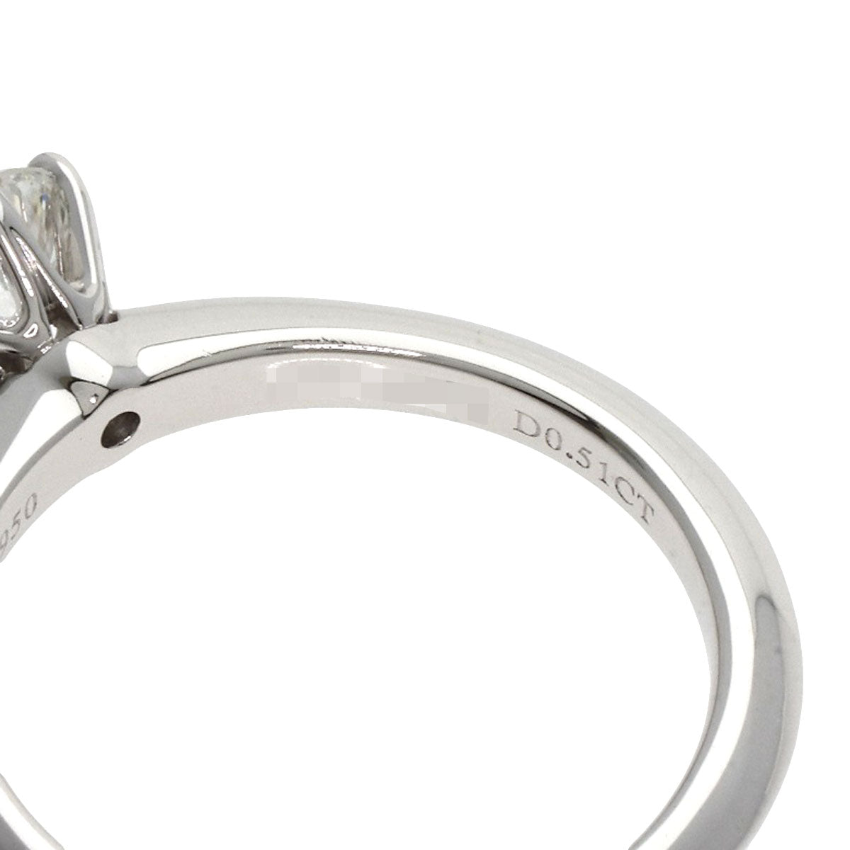 TIFFANY&Co. Solitaire 1P Diamond Ring Platinum PT950 Ladies [Used]