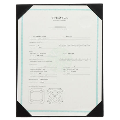 TIFFANY&Co. Solitaire 1P Diamond Ring Platinum PT950 Ladies [Used]