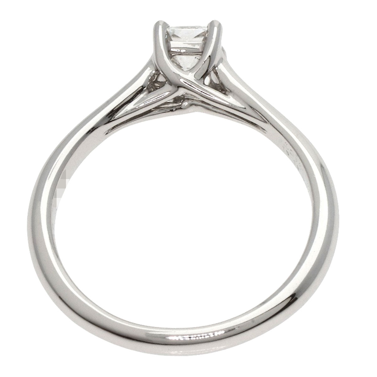 TIFFANY&Co. Solitaire 1P Diamond Ring Platinum PT950 Ladies [Used]