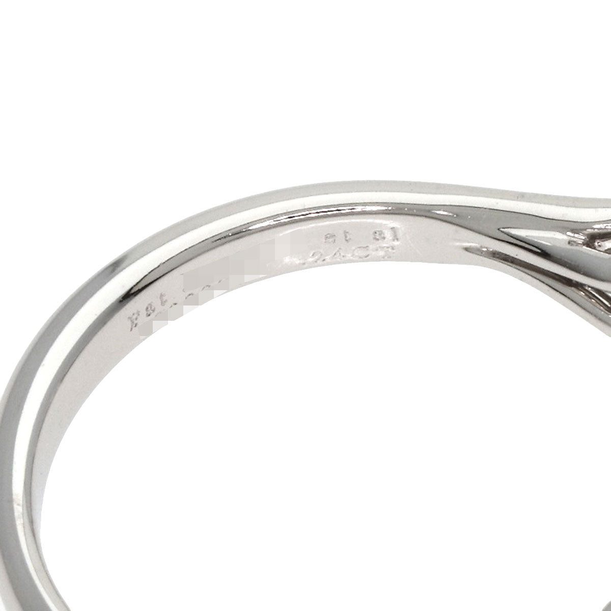 TIFFANY&Co. Solitaire 1P Diamond Ring Platinum PT950 Ladies [Used]