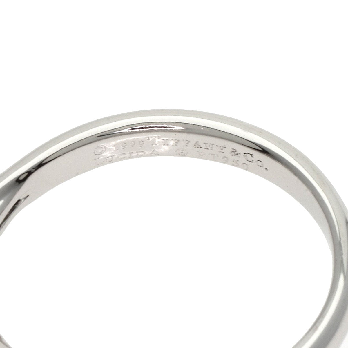 TIFFANY&Co. Solitaire 1P Diamond Ring Platinum PT950 Ladies [Used]