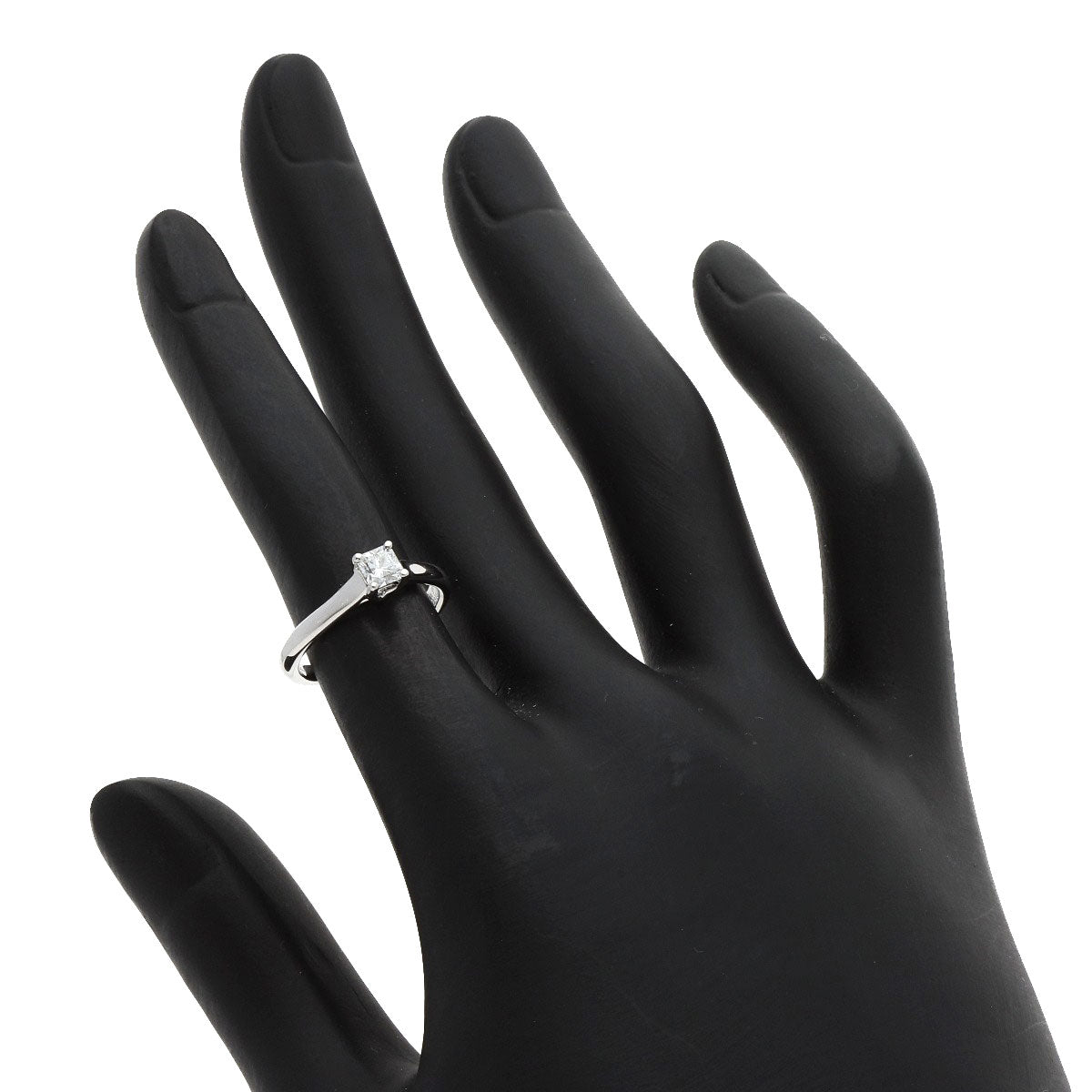 TIFFANY&Co. Solitaire 1P Diamond Ring Platinum PT950 Ladies [Used]