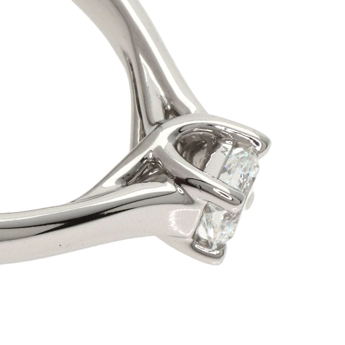 TIFFANY&Co. Solitaire 1P Diamond Ring Platinum PT950 Ladies [Used]