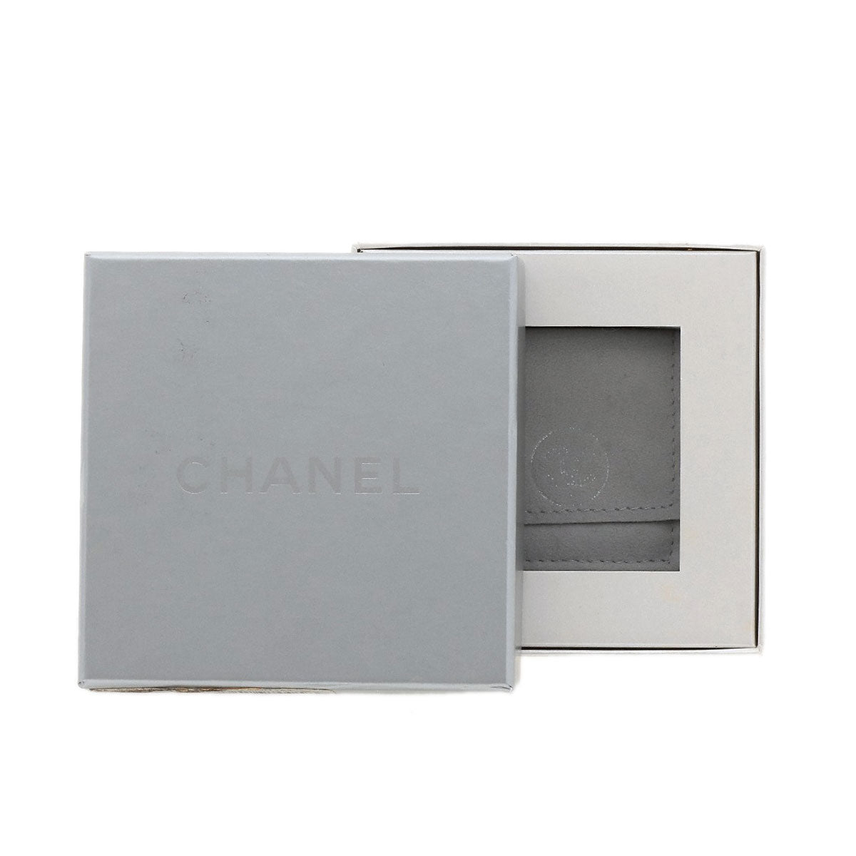 CHANEL Logo Triple Ring Silver Ladies [Used]