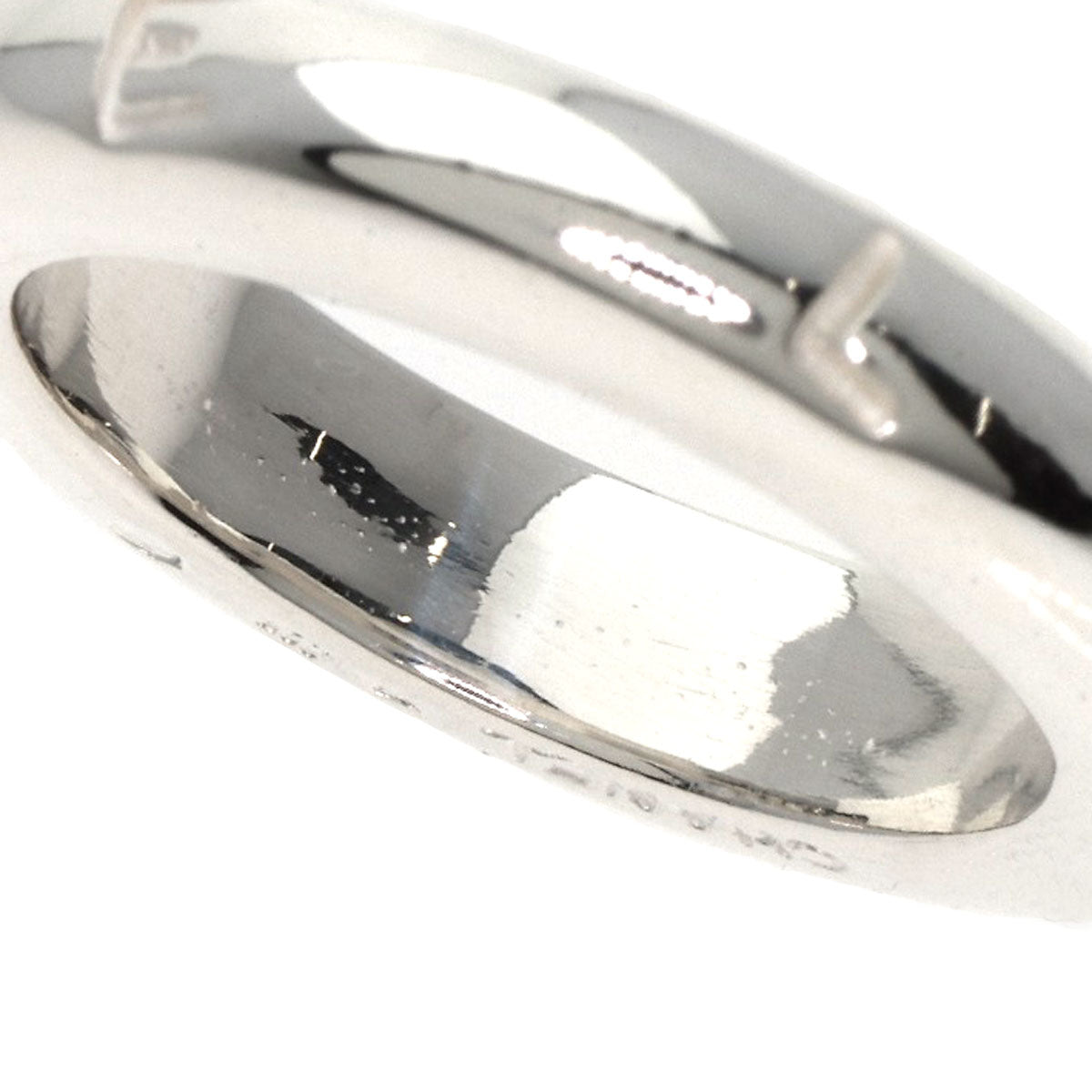 CHANEL Logo Triple Ring Silver Ladies [Used]
