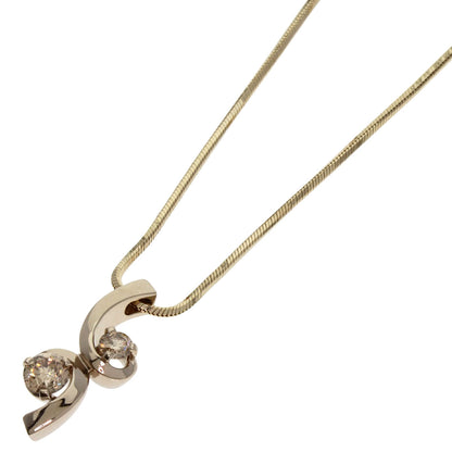 Kashikey Float Brown Diamond Necklace K18BG Ladies [Used]