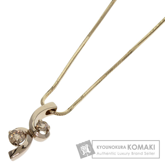 Kashikey Float Brown Diamond Necklace K18BG Ladies [Used]