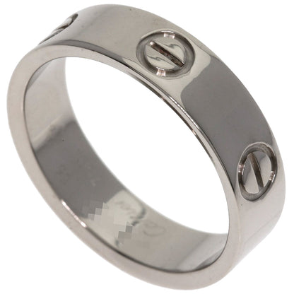 CARTIER love ring #56 Ring K18 White Gold Ladies [Used]