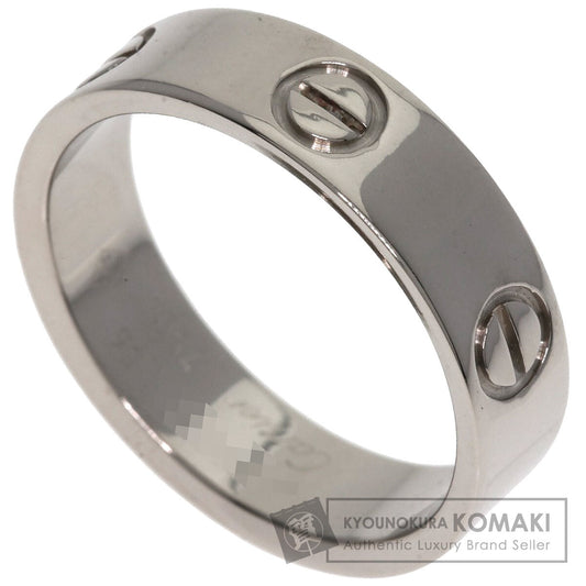 CARTIER love ring #56 Ring K18 White Gold Ladies [Used]
