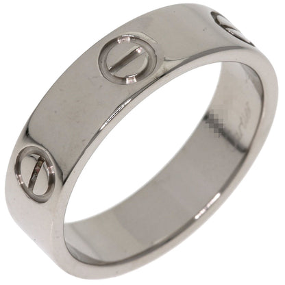 CARTIER love ring #56 Ring K18 White Gold Ladies [Used]
