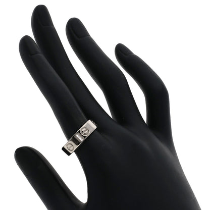 CARTIER love ring #56 Ring K18 White Gold Ladies [Used]