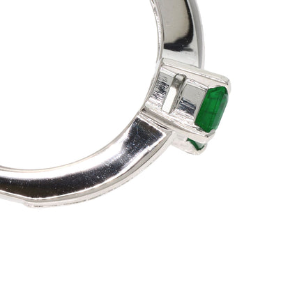 TASAKI Emerald Diamond Ring Platinum PT900 Ladies [Used]