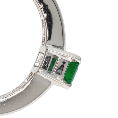 TASAKI Emerald Diamond Ring Platinum PT900 Ladies [Used]