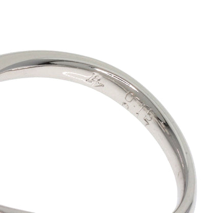 Ponte Vecchio Flower motif Diamond Ring K18 White Gold Ladies [Used]
