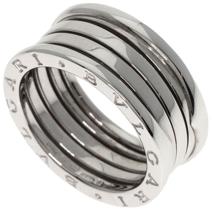 BVLGARI B.zero1 4 Band #61 Ring K18 White Gold mens [Used]