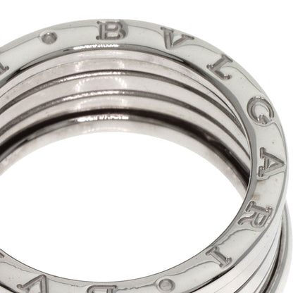 BVLGARI B.zero1 4 Band #61 Ring K18 White Gold mens [Used]