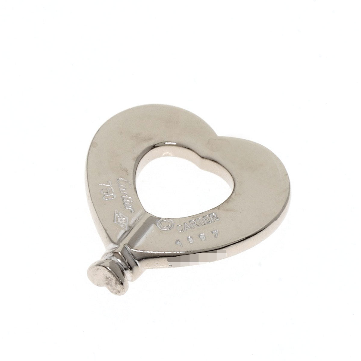 CARTIER Fidelity Heart Key included Bracelet K18 White Gold Ladies [Used]