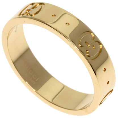 GUCCI GG Icon #9 Ring K18 Yellow Gold Ladies [Used]