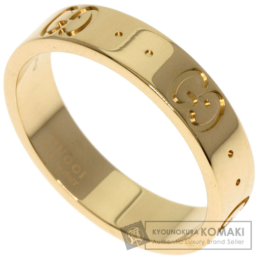 GUCCI GG Icon #9 Ring K18 Yellow Gold Ladies [Used]