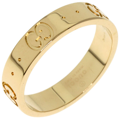 GUCCI GG Icon #9 Ring K18 Yellow Gold Ladies [Used]