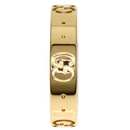 GUCCI GG Icon #9 Ring K18 Yellow Gold Ladies [Used]