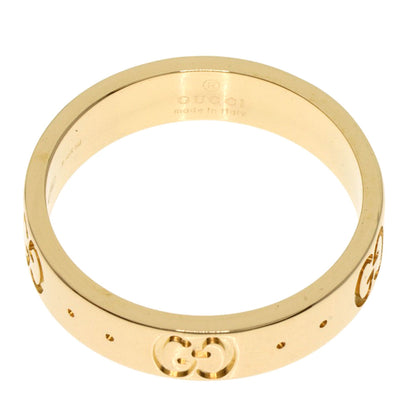 GUCCI GG Icon #9 Ring K18 Yellow Gold Ladies [Used]