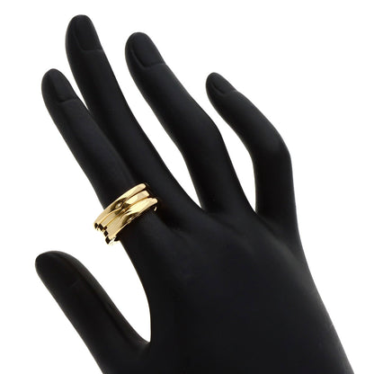 BVLGARI B.zero1 2 band #50 Ring K18 Yellow Gold Ladies [Used]