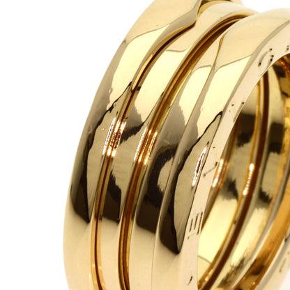BVLGARI B.zero1 2 band #50 Ring K18 Yellow Gold Ladies [Used]