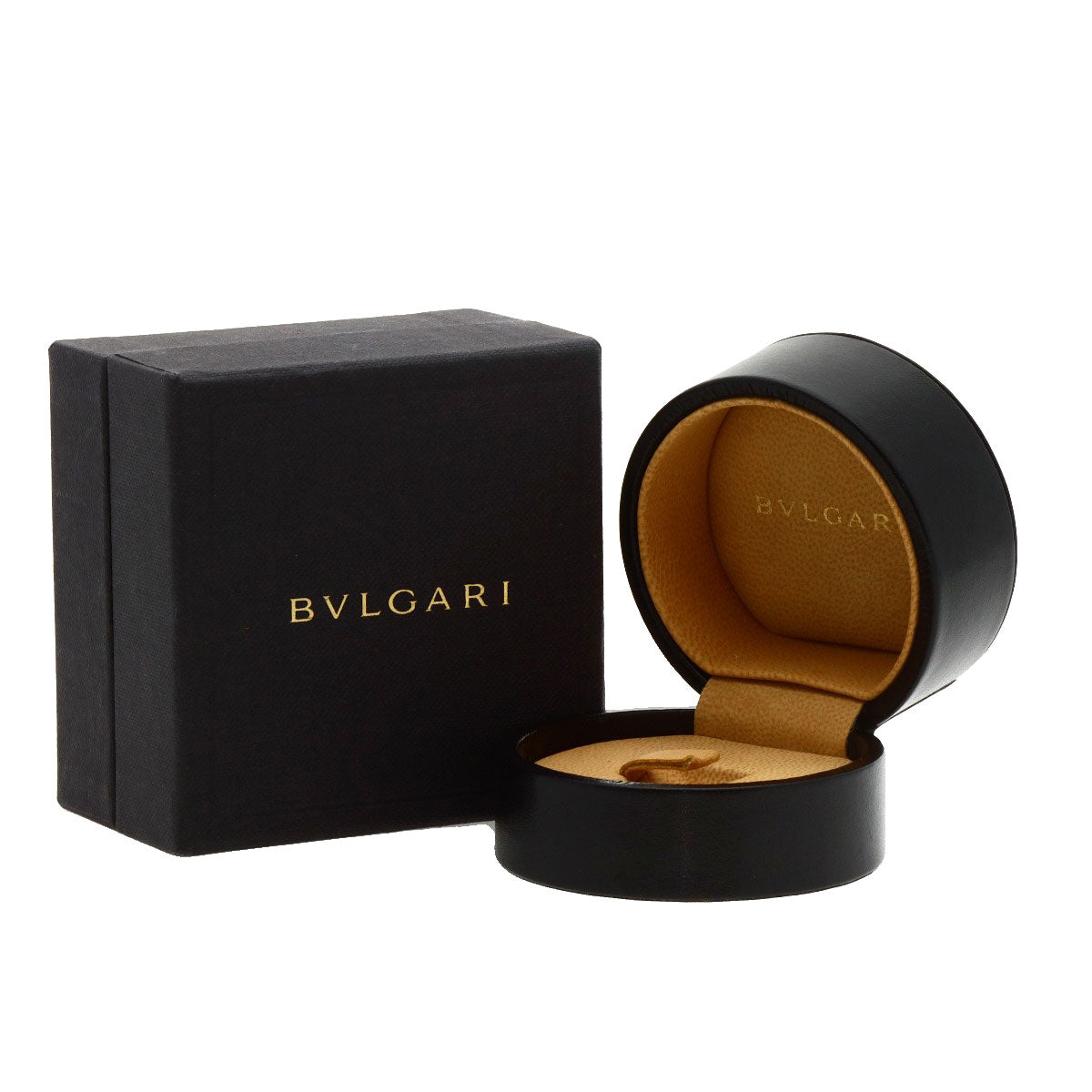 BVLGARI B.zero1 2 band #50 Ring K18 Yellow Gold Ladies [Used]
