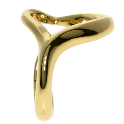 TIFFANY&Co. Open heart Ring K18 Yellow Gold Ladies [Used]