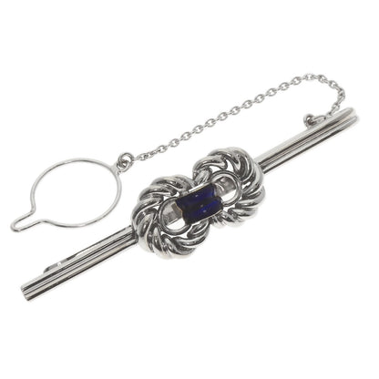 Chaumet Enamel Tie Pin Cufflinks Set Tie pin K18 White Gold mens [Used]