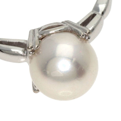 MIKIMOTO Pearl Pearl Ring K14 White Gold Ladies [Used]