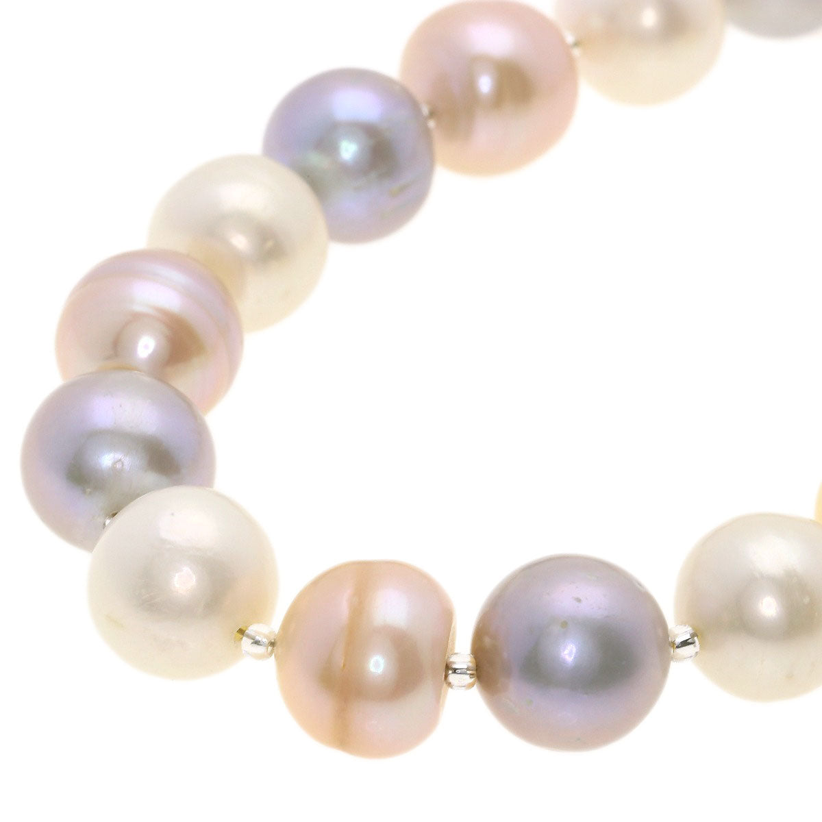 Freshwater Pearl Pearl Necklace Silver 61.6g　Ladies