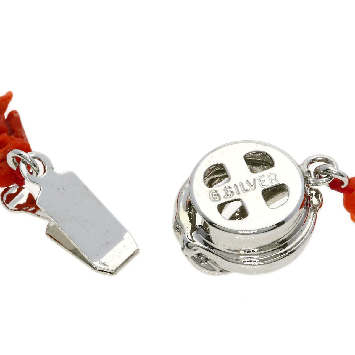 Coral Coral Necklace Metal 9.5g　Ladies