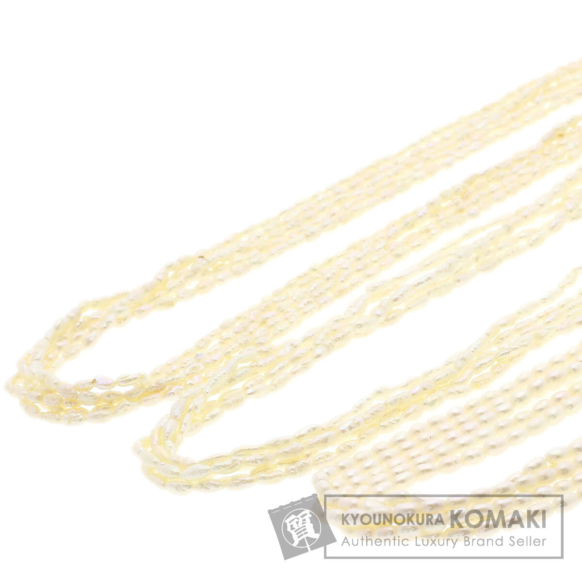 Freshwater Pearl Pearl Set of 3 Necklace Silver 111.5g　Ladies