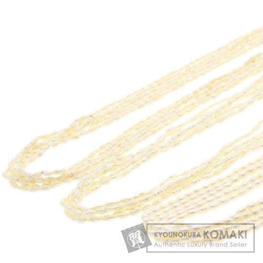 Freshwater Pearl Pearl Set of 3 Necklace Silver 111.5g　Ladies