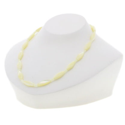 Dyed Pearl Pearl Resin Shell Plastic Crystal 6-Piece Set Necklace Metal g　Ladies