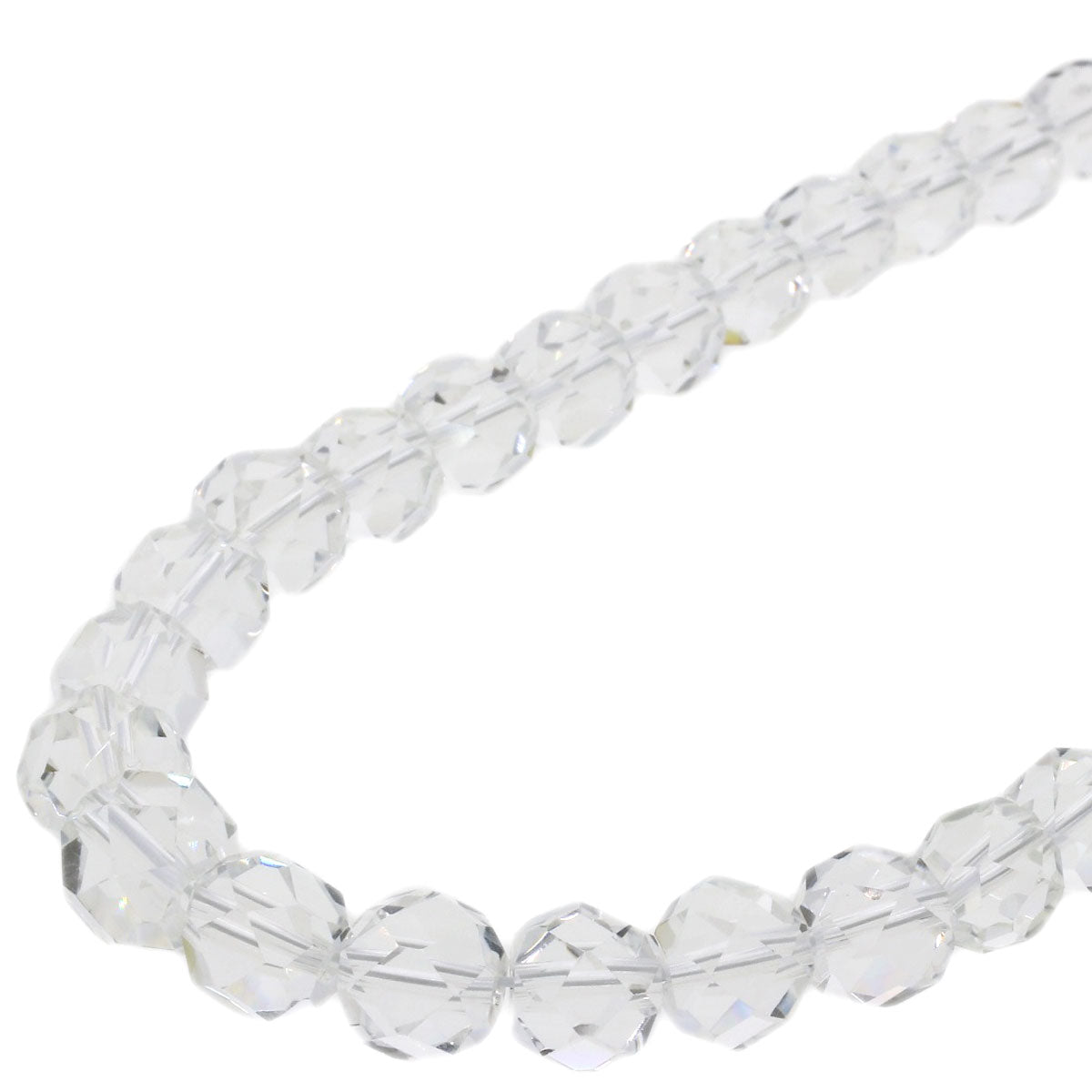 Dyed Pearl Pearl Resin Shell Plastic Crystal 6-Piece Set Necklace Metal g　Ladies