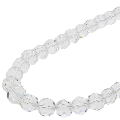 Dyed Pearl Pearl Resin Shell Plastic Crystal 6-Piece Set Necklace Metal g　Ladies