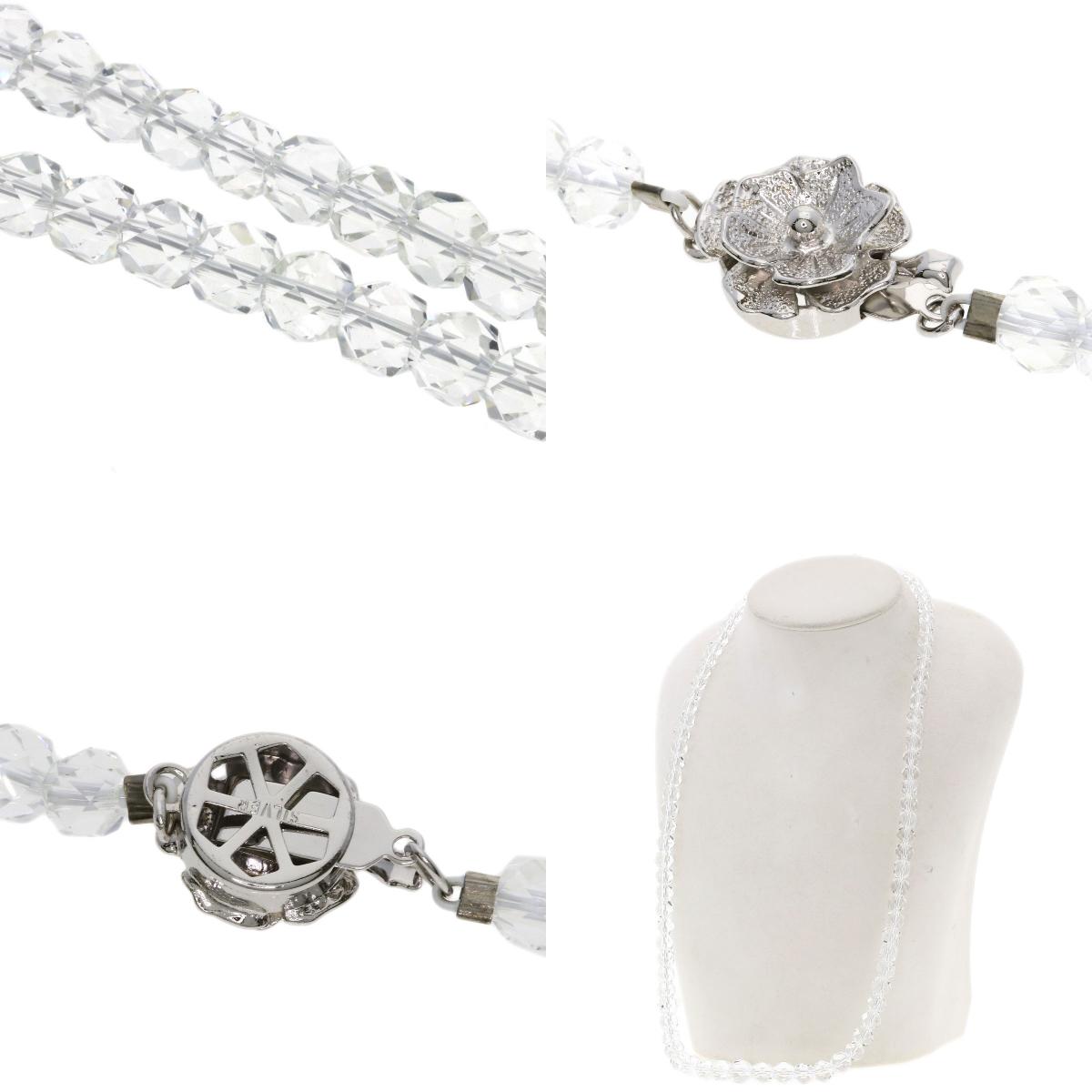 Dyed Pearl Pearl Resin Shell Plastic Crystal 6-Piece Set Necklace Metal g　Ladies