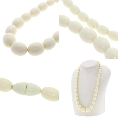 Dyed Pearl Pearl Resin Shell Plastic Crystal 6-Piece Set Necklace Metal g　Ladies