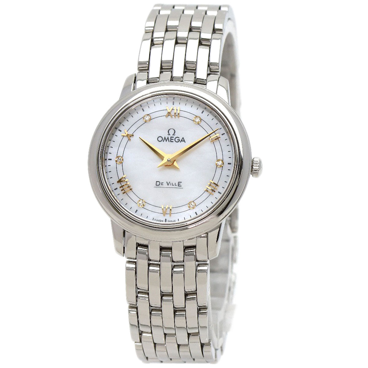 OMEGA De Ville Prestige Watches 424.10.27.60.55.001 Stainless Steel/Stainless Steel Ladies
