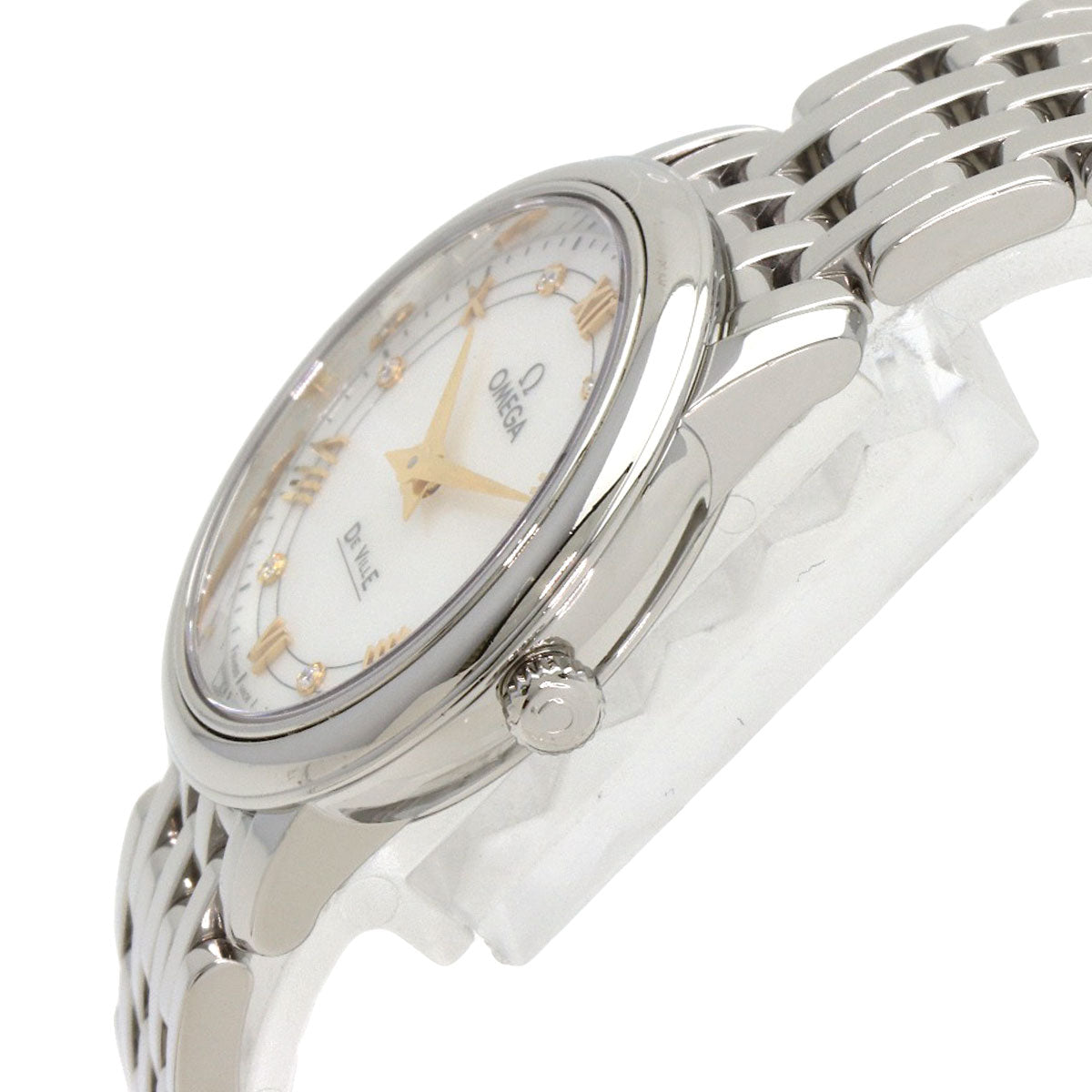 OMEGA De Ville Prestige Watches 424.10.27.60.55.001 Stainless Steel/Stainless Steel Ladies